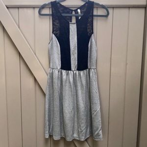 💕 2 for $20 Adorable Herringbone and Lace Dress💕